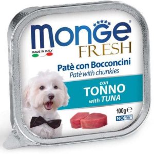 מונג' פטה שימורי מזון טונה לכלב 100 גרם