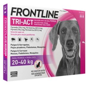פרונטליין טרי אקט לכלב במשקל 20-40 ק"ג