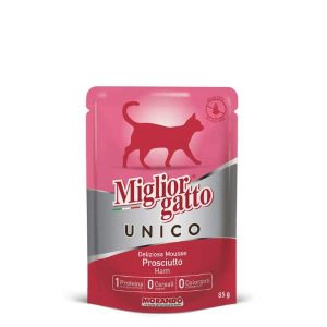 מיגליאור יוניקו מוס חזיר לחתול 85 גרם