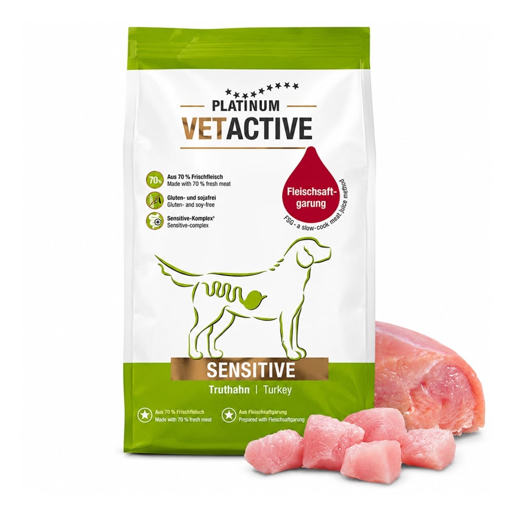 פלטינום VetActive Sensitive מזון לכלבים רגישים